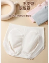 One-piece seamless mid-high waist women's underwear, large-sized triangular shorts, honeycomb skin-friendly breathable cotton crotch underwear Specification image